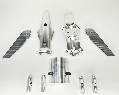 ロケットパーツの写真